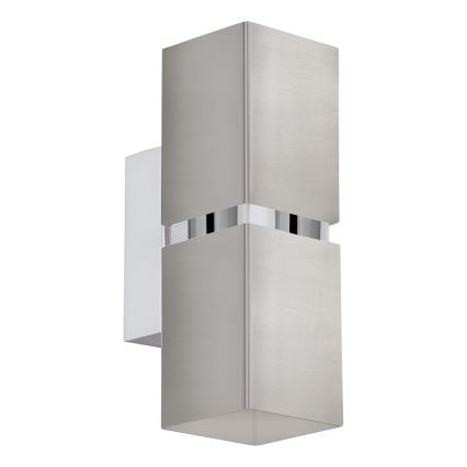 Eglo 96264 - Aplică LED de perete PASSA 2xGU10/2,8W/230V pătrată