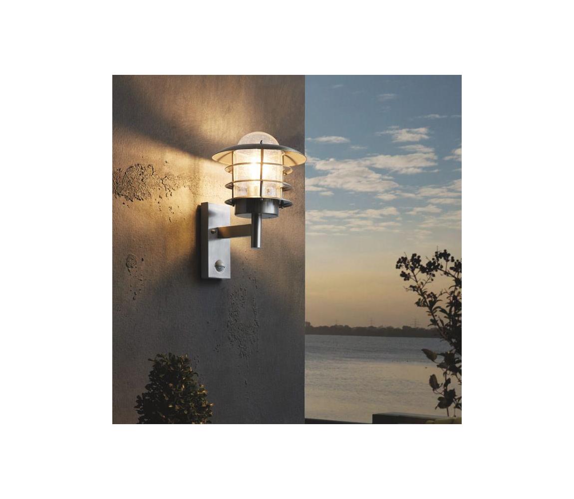 Eglo 96402 - Corp de iluminat perete exterior cu senzor MOUNA 1xE27/60W