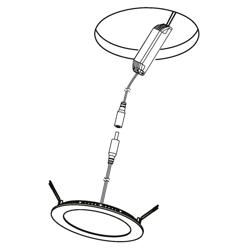 Eglo - Spot LED încastrat RGBW, reglabil, FUEVA-C LED/15,6W/230V Ø 22,5 cm