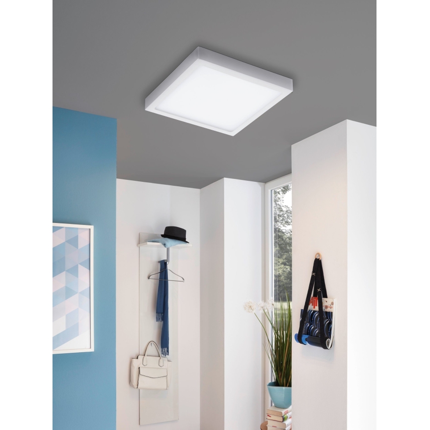 Eglo - Plafonieră LED RGBW dimabilă FUEVA-C LED/21W/230V 30x30 cm