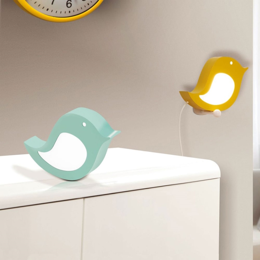 Eglo 96853 - LED Aplica perete copii SPARINO 1xLED/4,2W/230V albastru