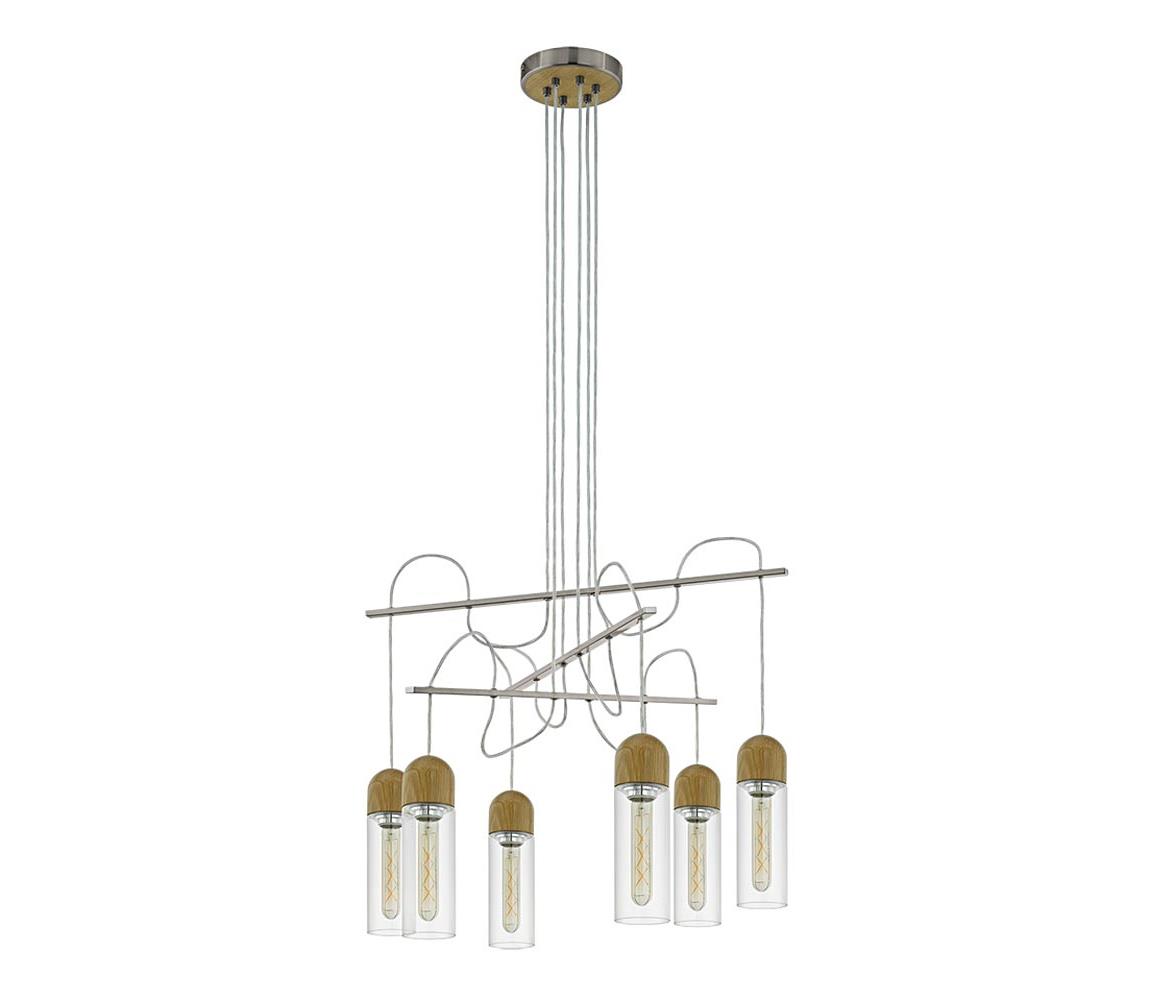 Eglo 96946 - LED Lustra pe cablu ZACHARO 1 6xE27/4W/230V