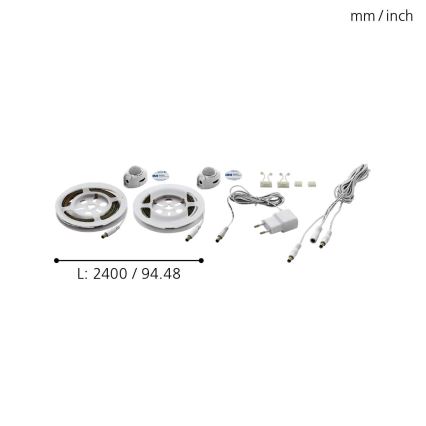 Eglo - SET 2x bandă LED cu senzor de mișcare 2xLED/36x0,1W/230V 2,4m