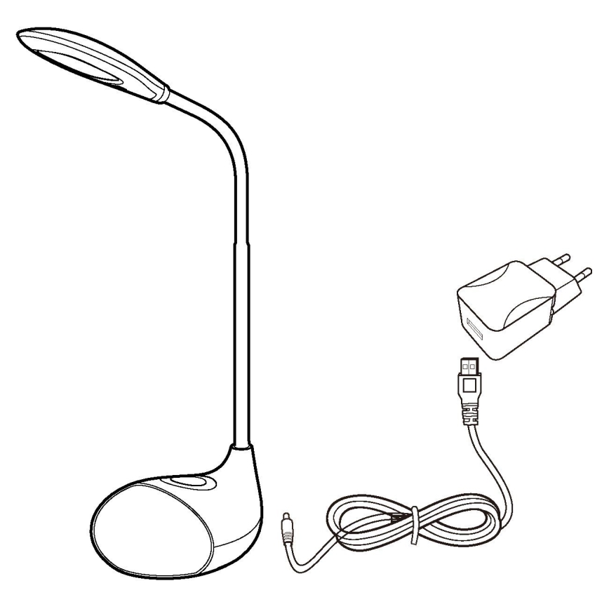 Eglo - Lampă de masă LED reglabilă LED/2,2W+0,3W/230V RGB