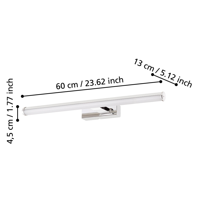 Eglo - Aplica LED pentru oglindă de baie, 11 W, 230 V, IP44