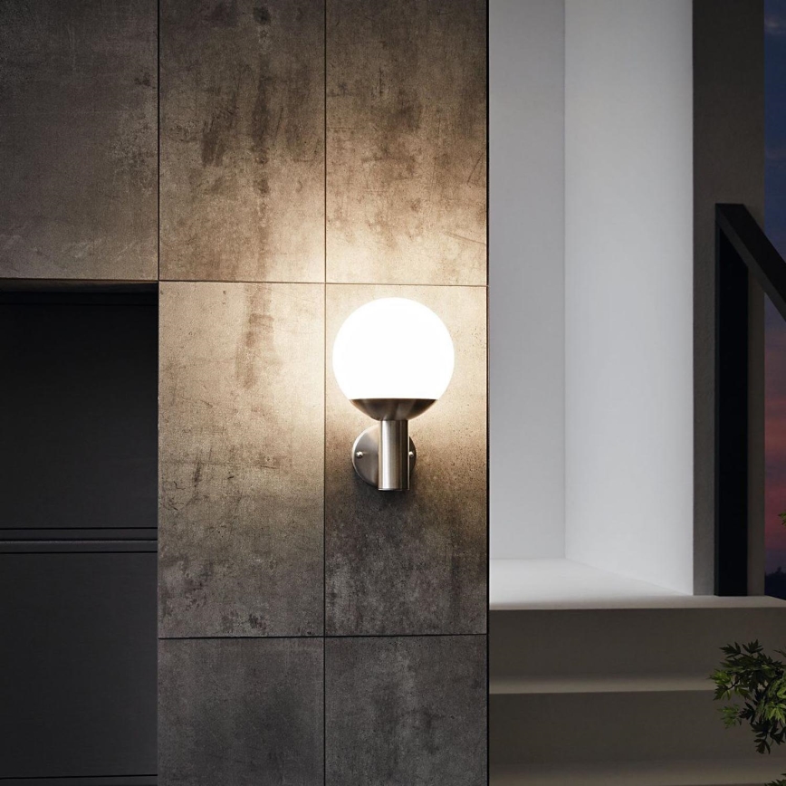 Eglo 97247 - Aplica de perete LED dimmabilă pentru exterior NISIA-C, 1xE27/9W/230V, IP44