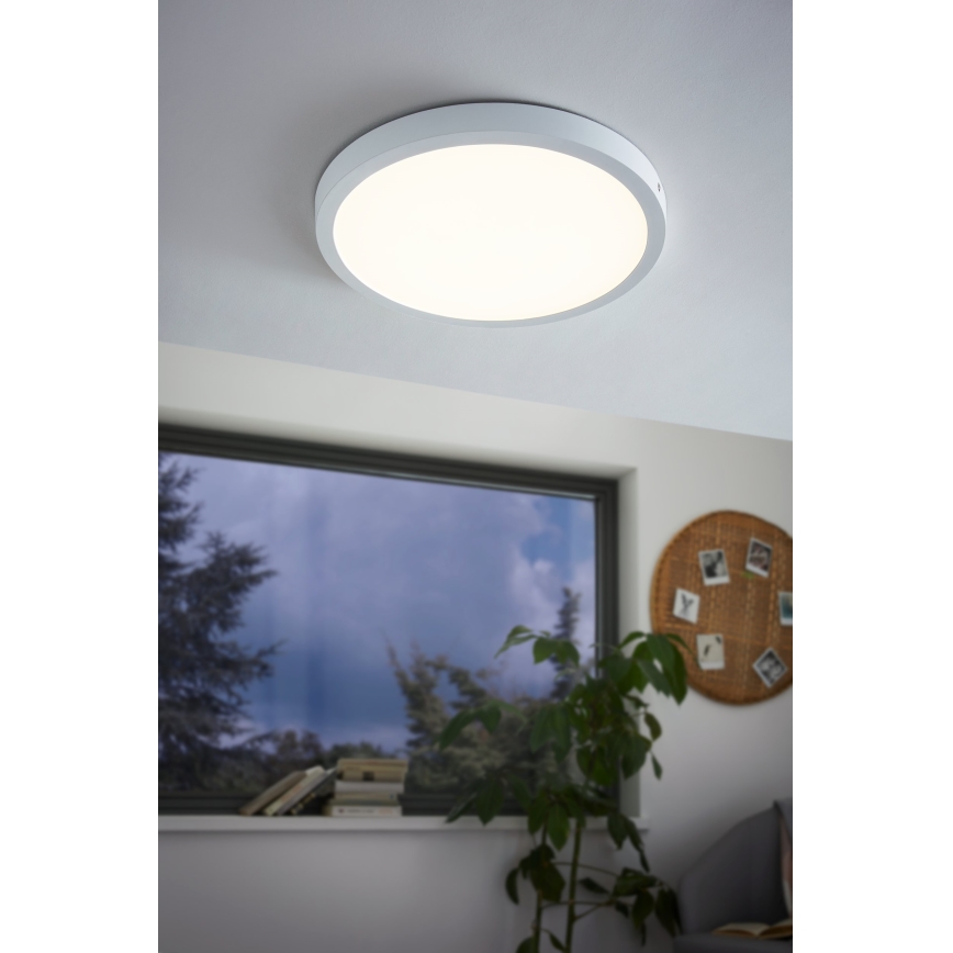 Eglo - Plafonieră LED 1xLED/25W/230V, albă, rotundă, 2500 lm, Ø 40 cm