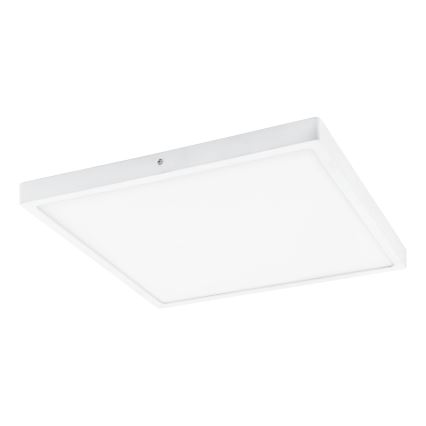 Eglo - Plafonieră LED 1×LED, 25 W, 230 V, 2500 lm, albă, pătrată, 40×40 cm