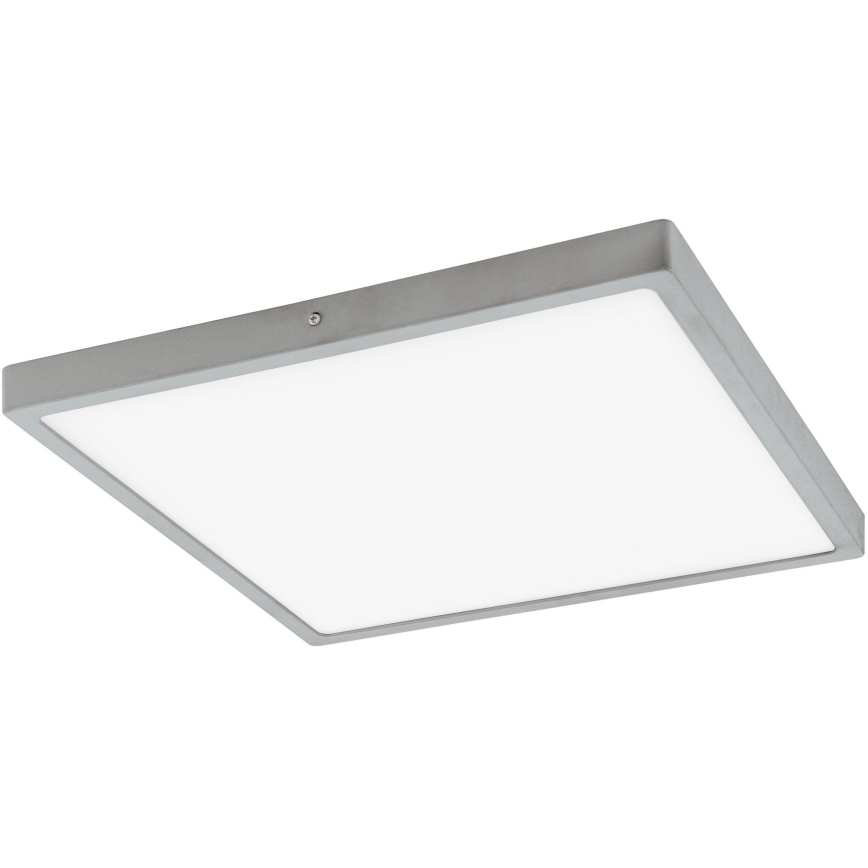 Eglo - Plafonieră LED 1xLED/25W/230V pătrată, argintie, 40x40 cm