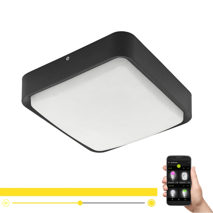 Eglo - Lampă de tavan LED reglabilă pentru exterior LED/14,6W/230V