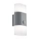 Eglo 97313 - LED Aplica perete exterior cu senzor FAVRIA 1 2xLED/5,5W/230V