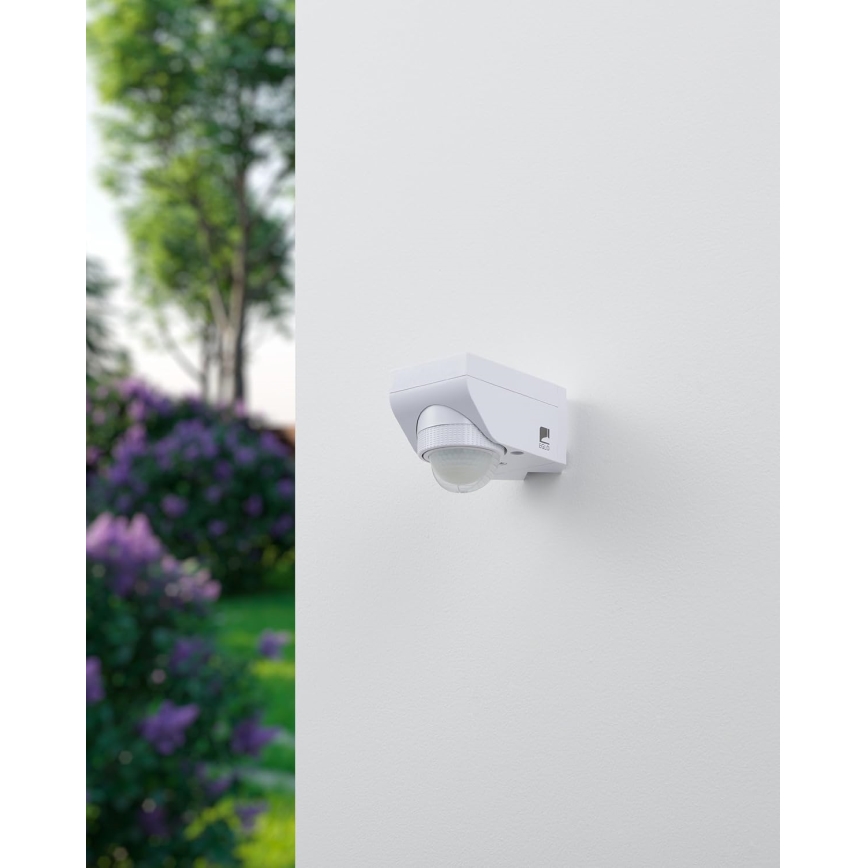 Eglo 97466 - Senzor de mișcare și crepuscular pentru exterior DETECT ME 4 12 m alb IP44