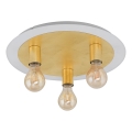 Eglo 97492 - Plafonieră LED PASSANO 3xE27/4W/230V, aurie