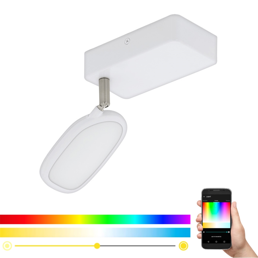 Eglo - Spot LED RGB PALOMBARE-C 1xLED/5W/230V