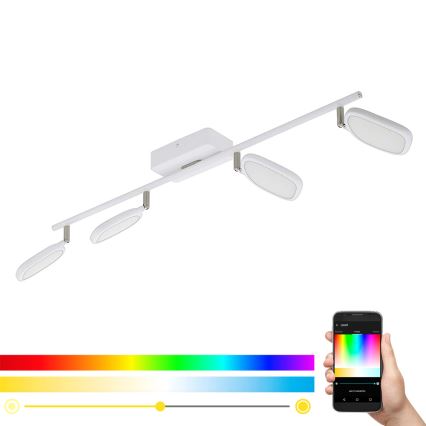 Eglo 97694 - Spot LED RGB PALOMBARE-C 4xLED/5W/230V