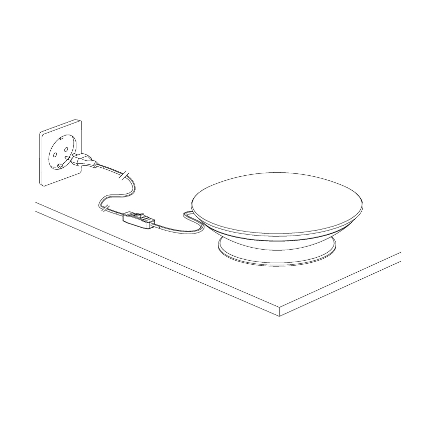 Eglo 97813 - Lampă de masă LED RGB reglabilă FRATTINA-C LED/18W/230V