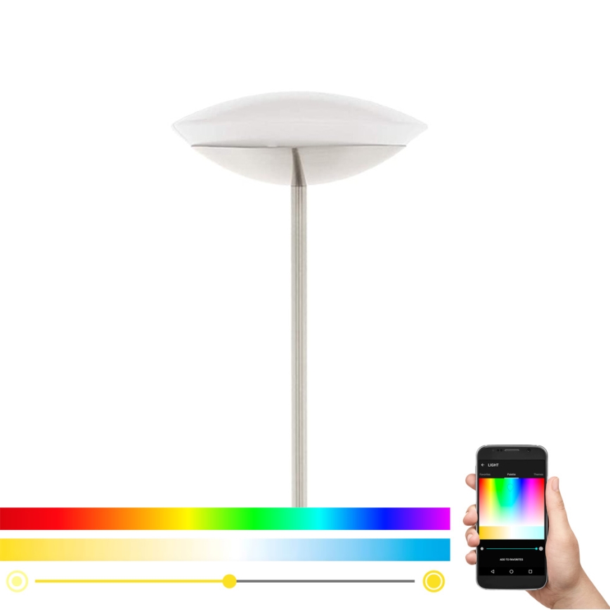 Eglo 97814 - Lampadar LED RGB reglabil FRATTINA-C 1xLED/18W/230V