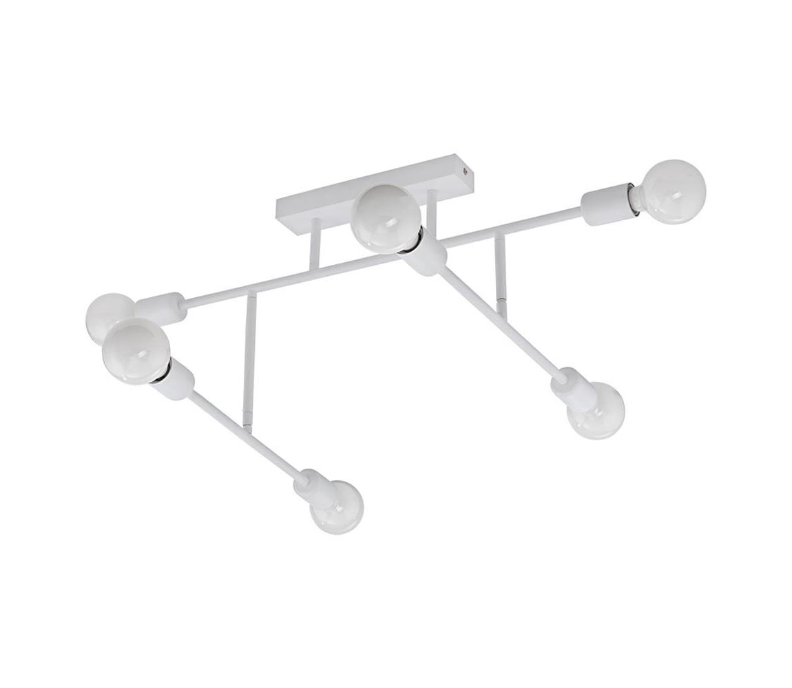Eglo 98032 - Lustră aplicată BELSIANA 6xE27/40W/230V alb