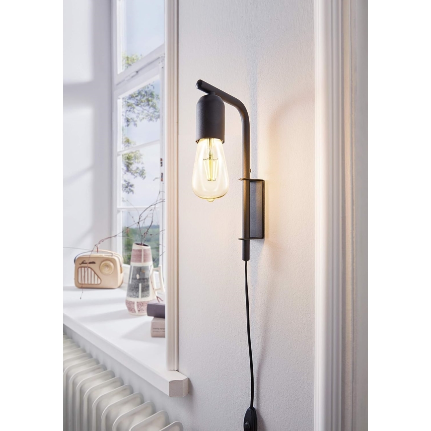 Eglo 98064 - Aplică perete ADRI 1xE27/60W/230V