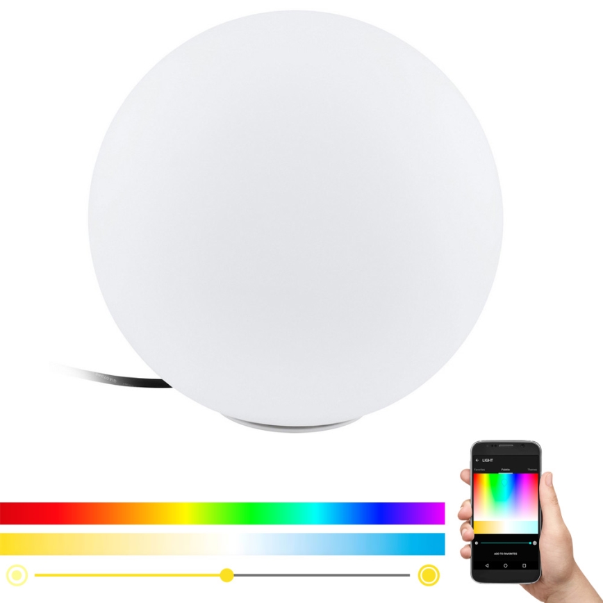 Eglo 98105 - Lampă LED RGBW pentru exterior MONTEROLO-C 1xLED/9W/230V IP65 Ø300