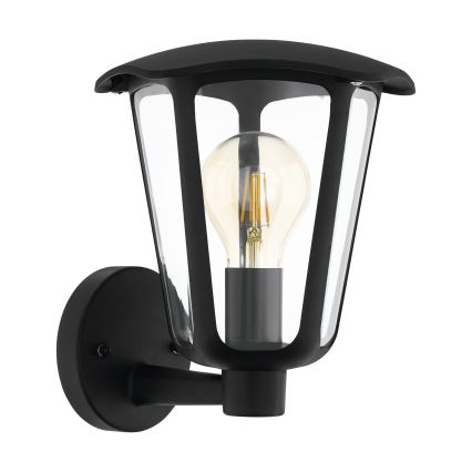Eglo 98119 - Aplică perete exterior MONREALE 1xE27/60W/230V IP44 negru
