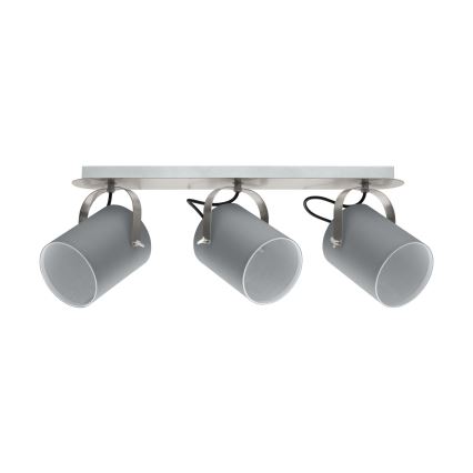 Eglo 98141 - Plafonieră cu spoturi VILLABATE 3xE27/10W/230V