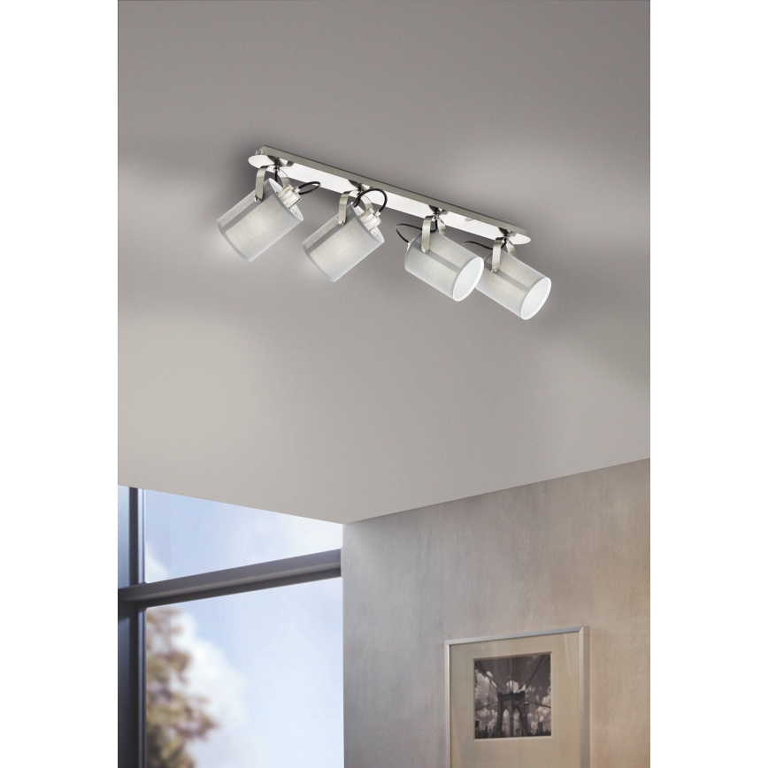 Eglo 98142 - Spot VILLABATE 4xE27/10W/230V