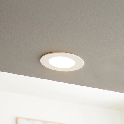 Eglo - Spot LED încastrat, cu reglare a luminozității, 5W, 230V, cu telecomandă, Ø 12 cm