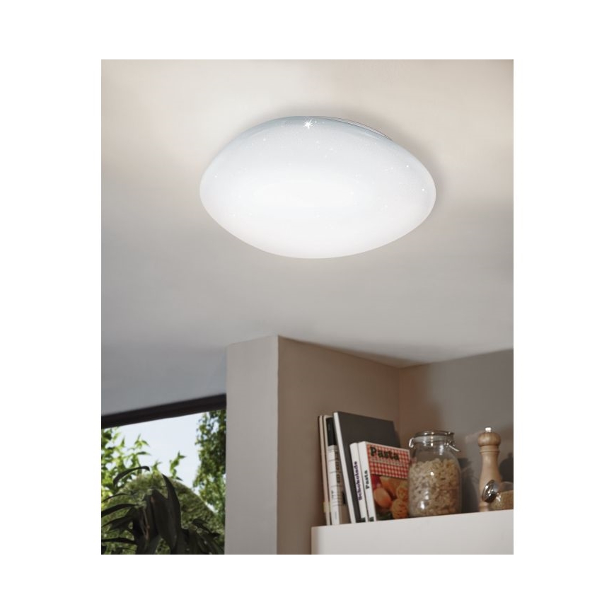 Eglo 98228 - Plafonieră LED dimmabilă SILERAS-A, 36 W, 230 V, Ø 60 cm, cu telecomandă