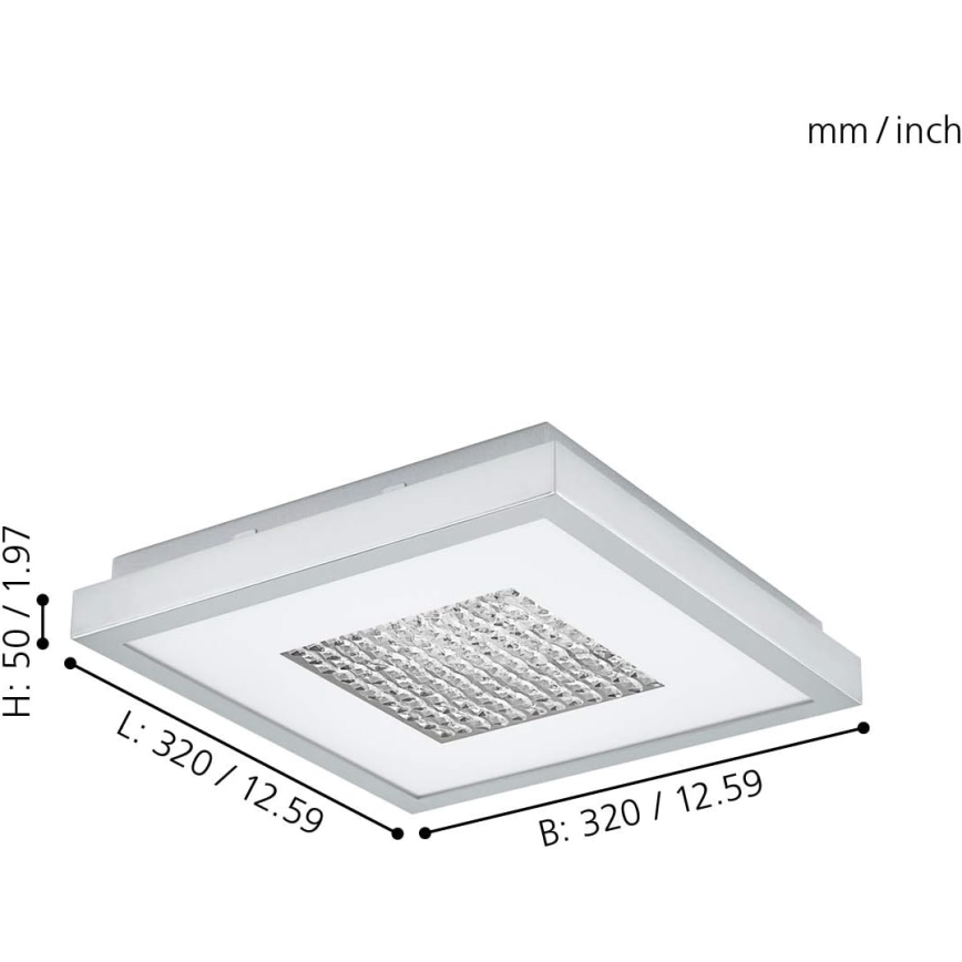 Eglo 98369 - Plafonieră LED dimabilă PESCATE LED/24W/230V