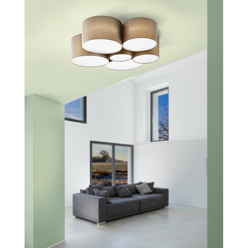 Eglo - Plafonieră 6xE27/40W/230V