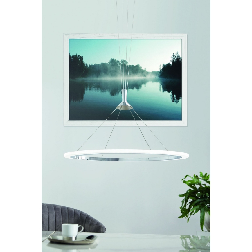 Eglo 98427 - Lustra LED RGB reglabilă pe cablu HORNITOS-C LED/37W/230V + telecomandă
