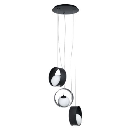 Eglo 98441 - Lustră suspendată pe cablu CAMARGO 3xE14/40W/230V