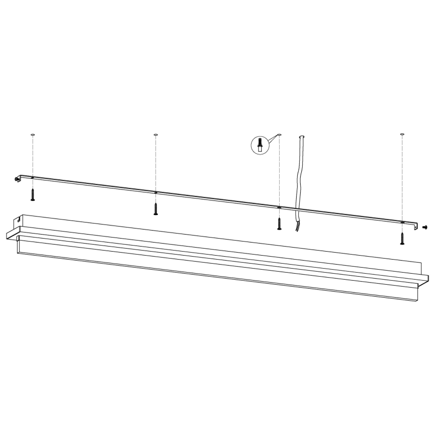 Eglo 98494 - Plafonieră LED SPADAFORA LED/25W/230V