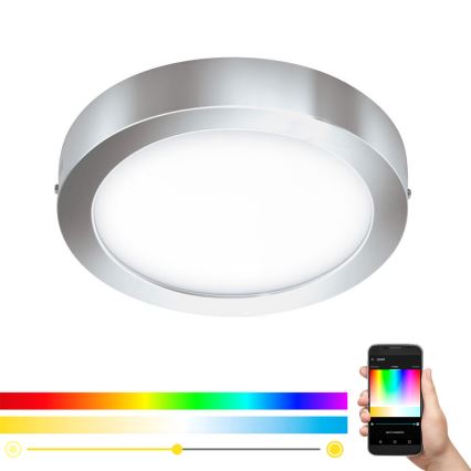 Eglo 98559 - Plafonieră LED RGB dimabilă FUEVA-C LED/21W/230V Ø 30 cm