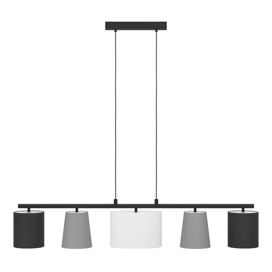 Eglo - Lustră LED suspendată pe cablu 5xE14/25W/230V