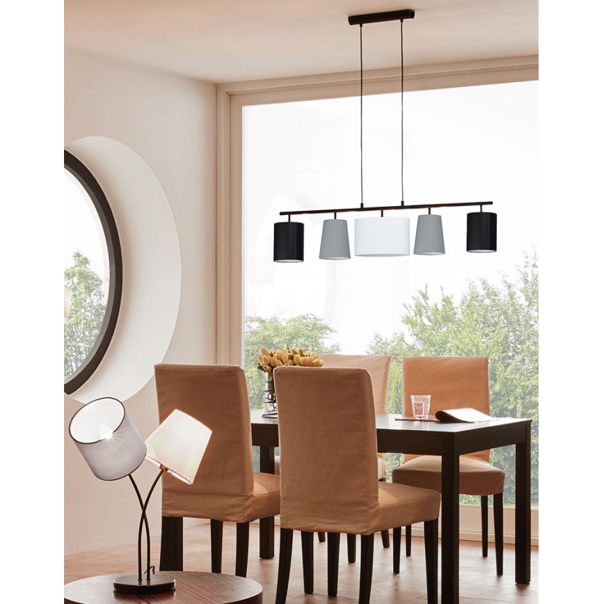 Eglo - Lustră pe cablu 5xE14/25W/230V