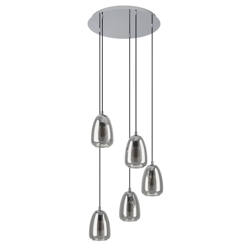 Eglo - Lustră pe cablu 5xE27/40W/230V