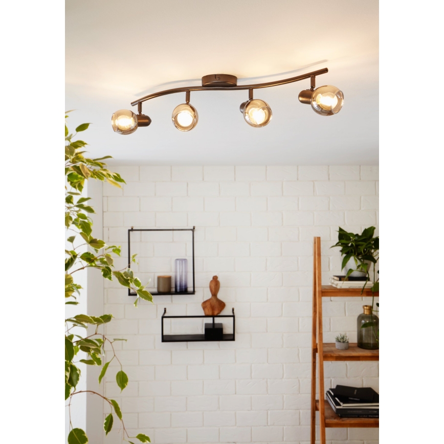 Eglo - Lampă spot 4xE14/28W/230V