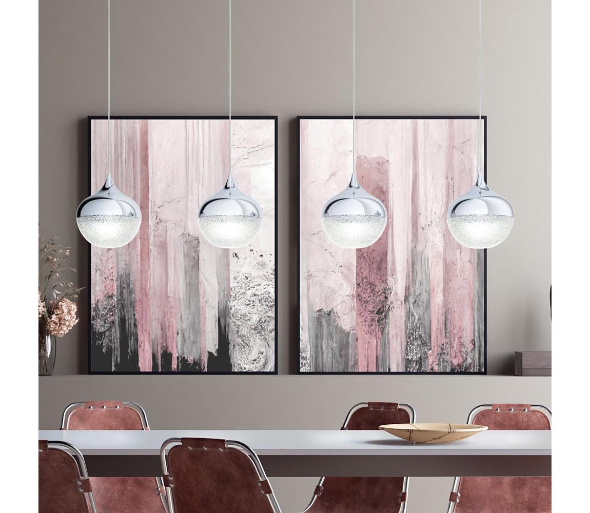 Eglo 98628 - Lustră pe cablu MIOGLIA 4xE14/25W/230V