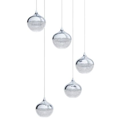 Eglo - Lustră pe cablu 5xE14/25W/230V