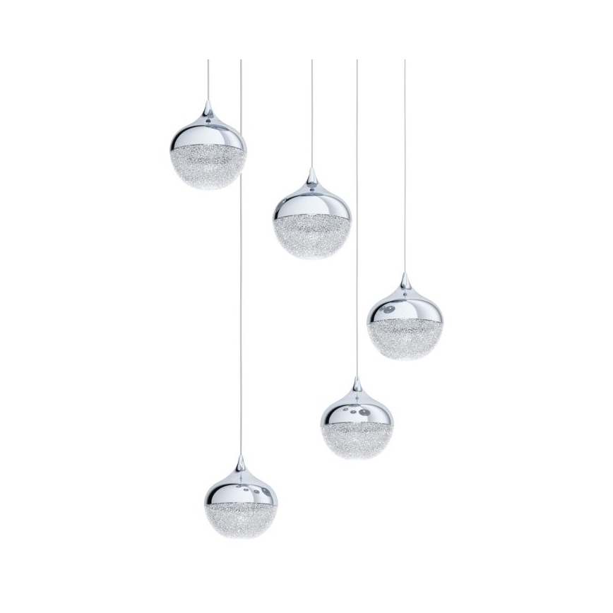 Eglo - Lustră pe cablu 5xE14/25W/230V