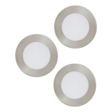 Eglo 98632 - Set 3x spot LED încastrat FUEVA, 5W, 230V, Ø 12 cm