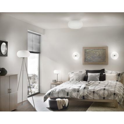 Eglo - Lampă de birou LED RGB cu reglaj intensitate OPTICA-C LED/16W/230V diam. 27,5 cm