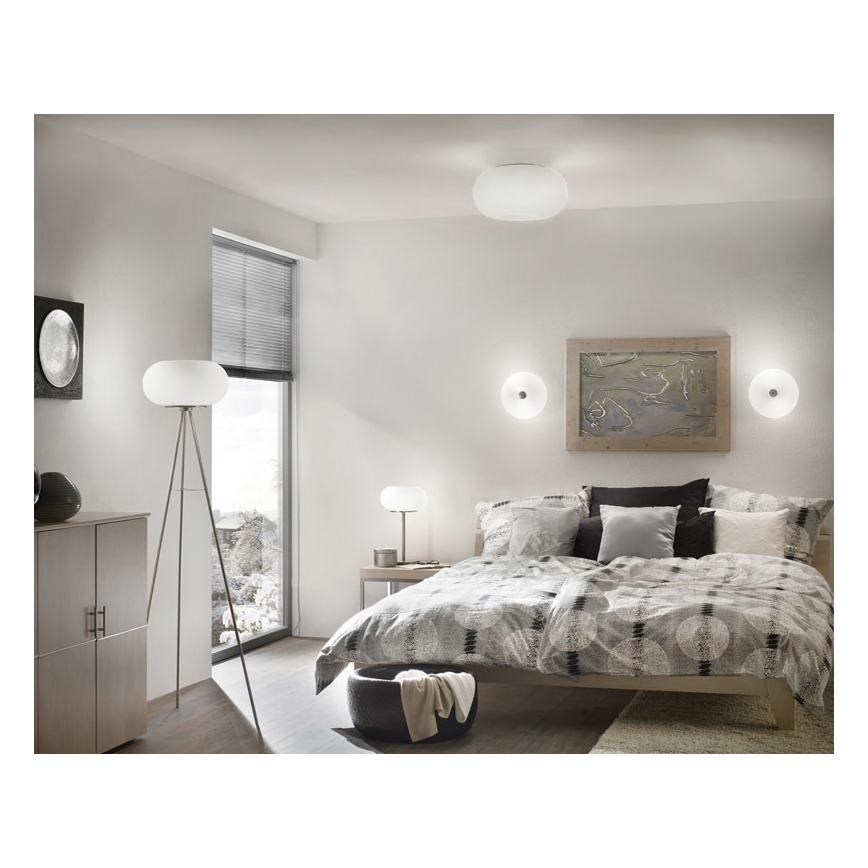 Eglo - Lampă de birou LED RGB cu reglaj intensitate OPTICA-C LED/16W/230V diam. 27,5 cm