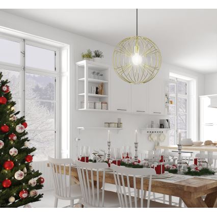 Eglo - Lustră pe cablu 1xE27/60W/230V