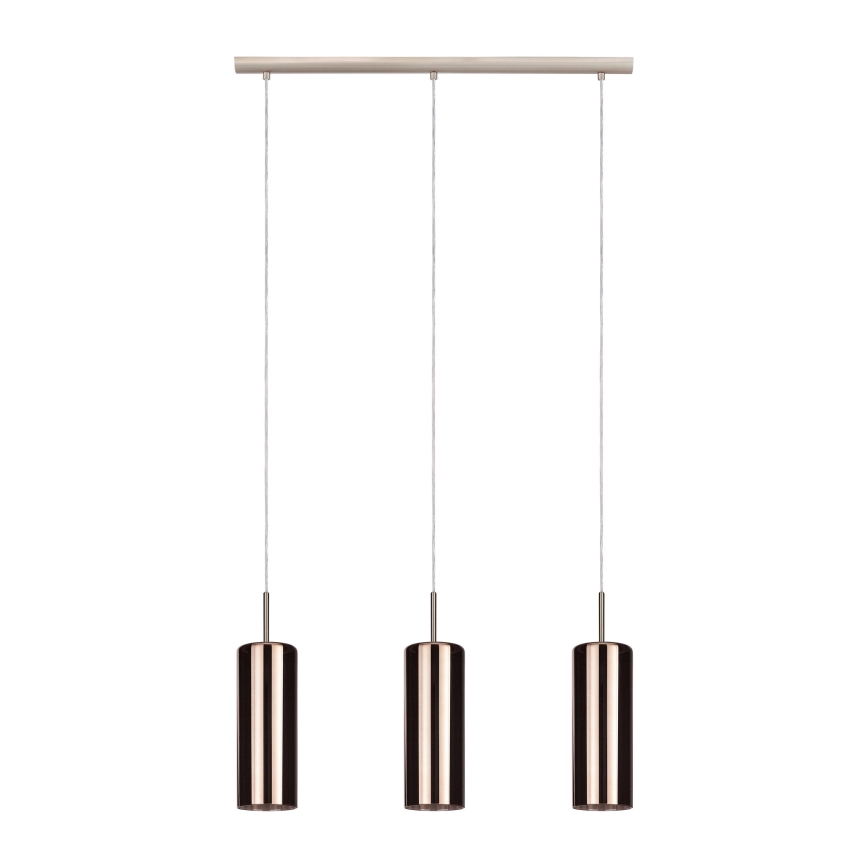 Eglo 98699 - Lustră pe cablu SELVINO 3xE27/15W/230V