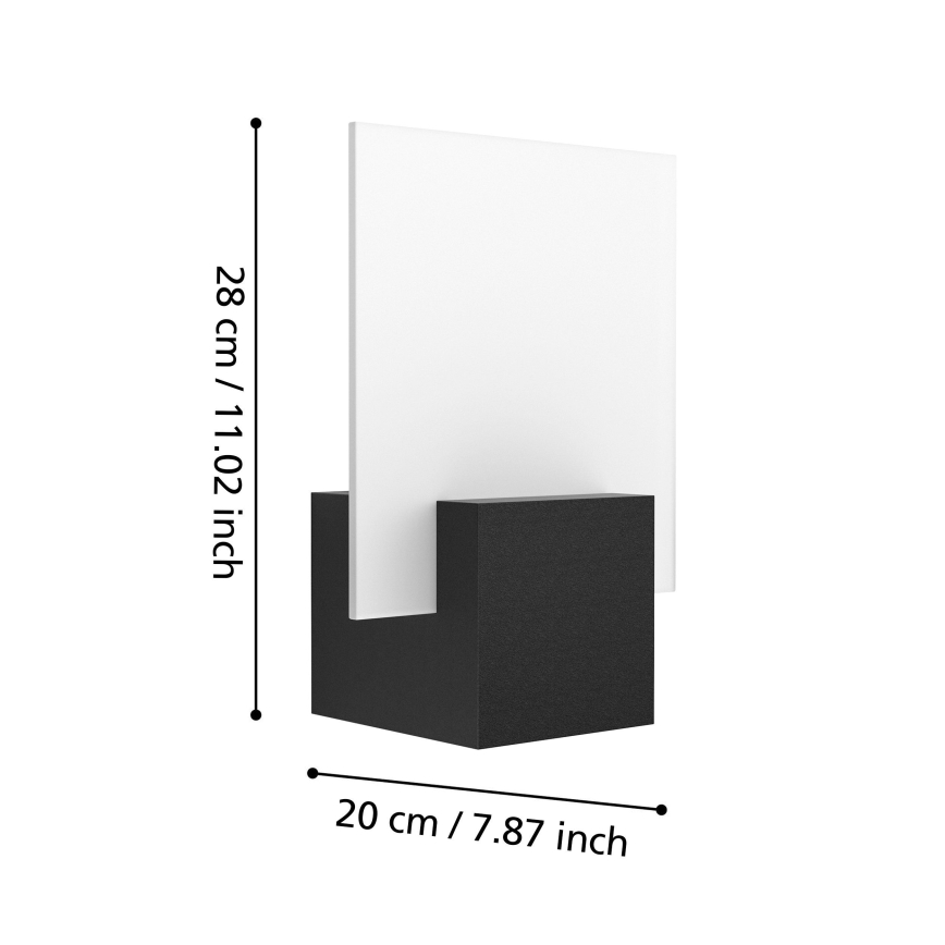 Eglo 98745 - Aplică de perete LED pentru exterior ADAMELLO LED/6W/230V IP44