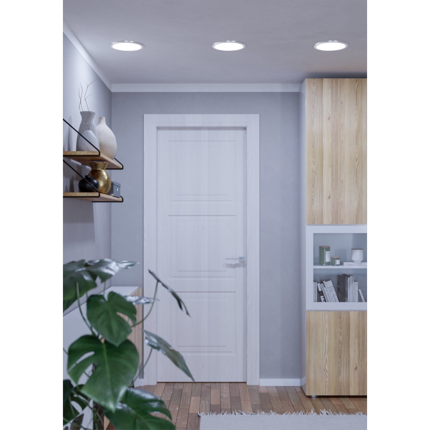 Eglo - Spot LED încastrat pentru baie, dimerizabil, LED/16,5W/230V, IP44, ZigBee, Ø 21,6 cm