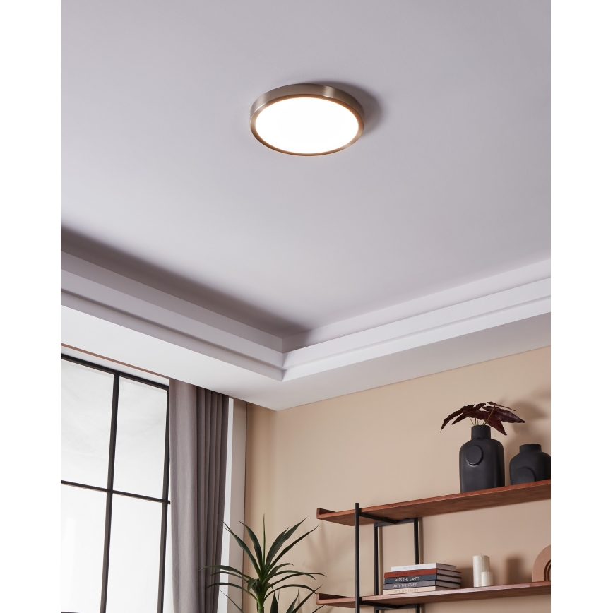 Eglo - Plafonieră LED dimabilă pentru baie, 19,5W/230V, 2700-6500K, IP44, ZigBee, Ø 28,5 cm